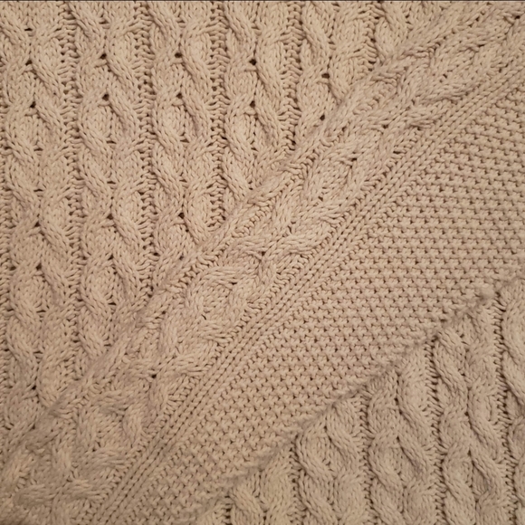 hi low cable knit sweater - Picture 4 of 6